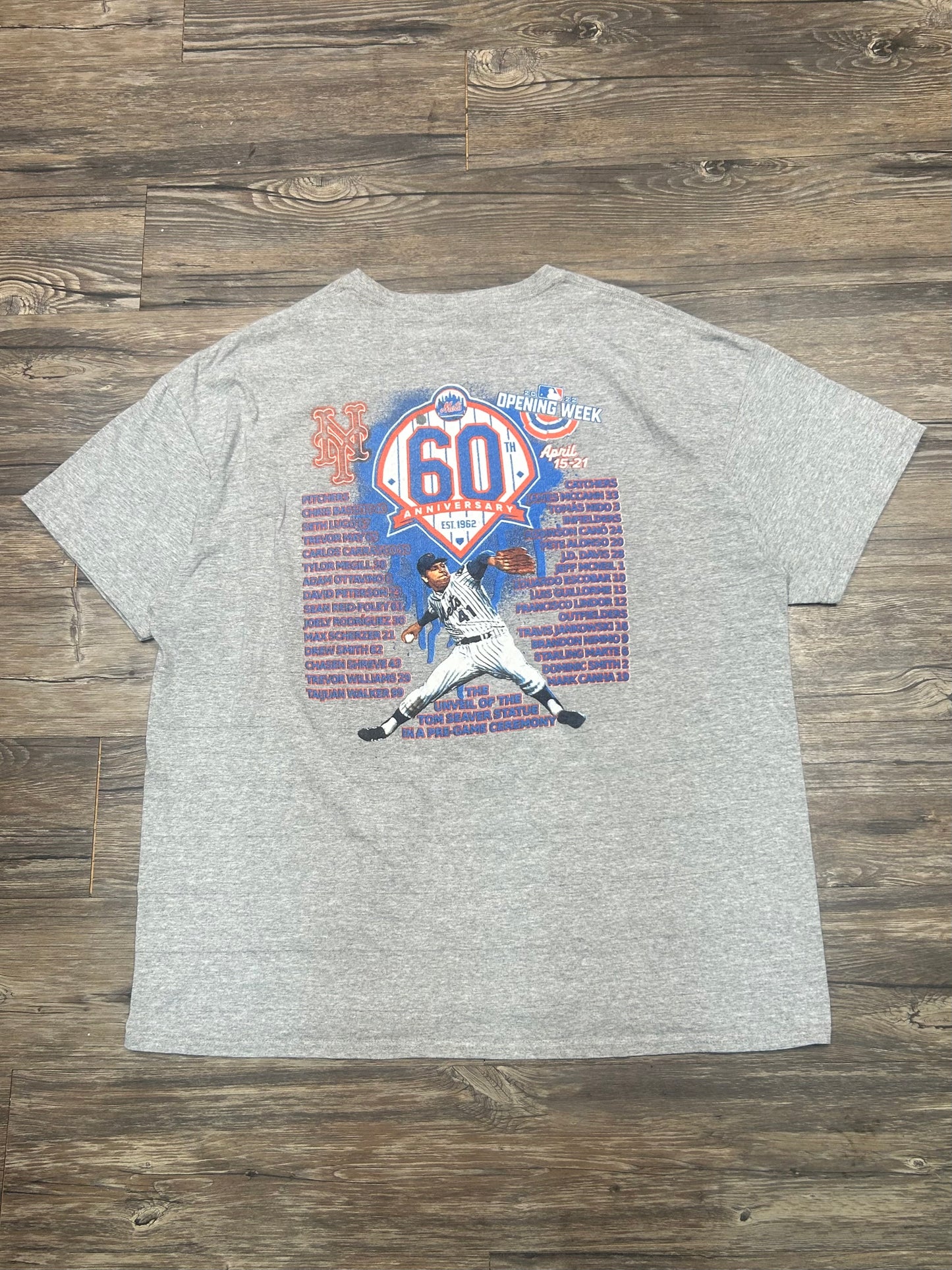 2022 NEW YORK METS OPENING WEEK T-SHIRT (2XL)