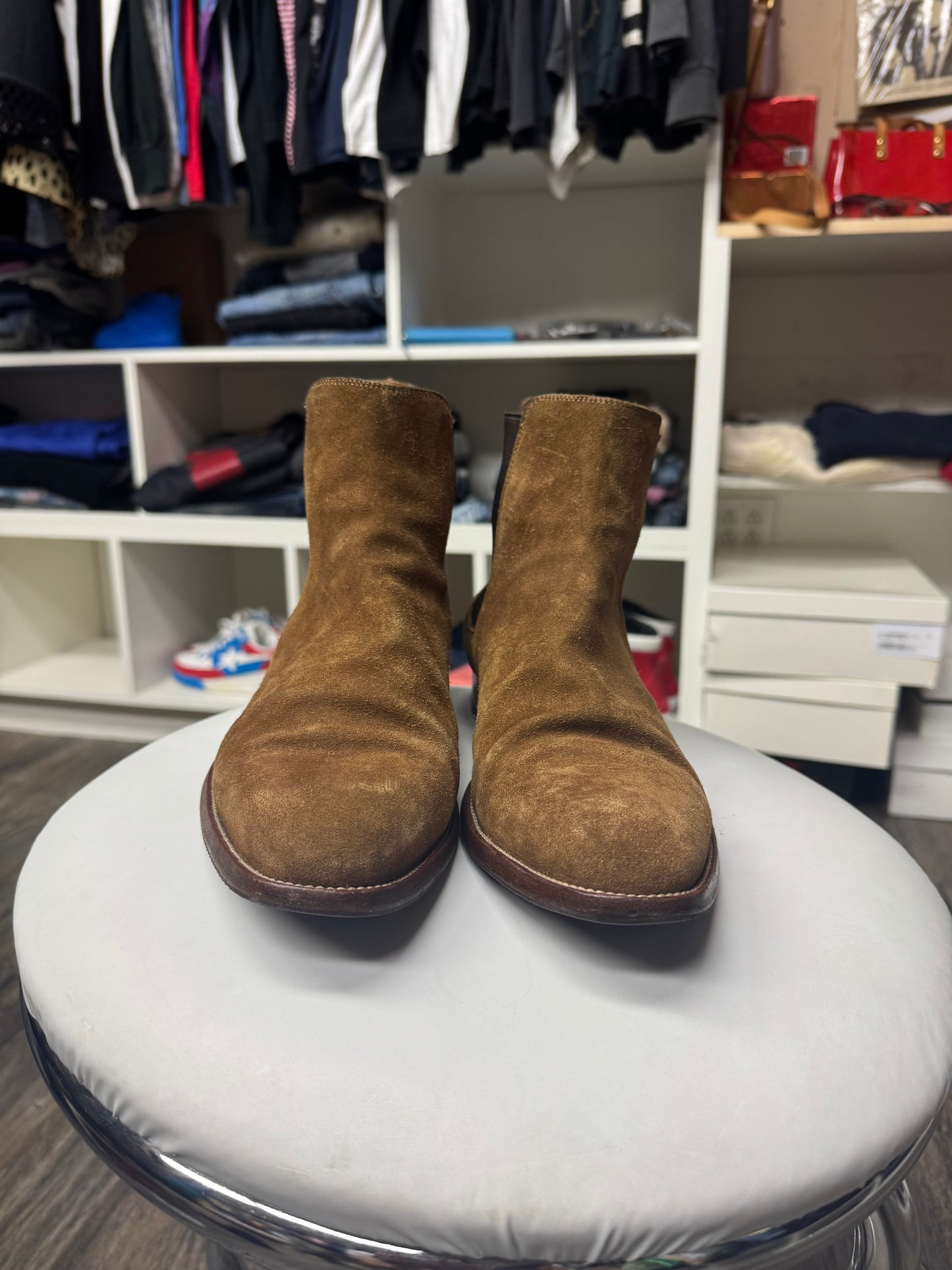 SAINT LAURENT WYATT CHELSEA BOOT (9)