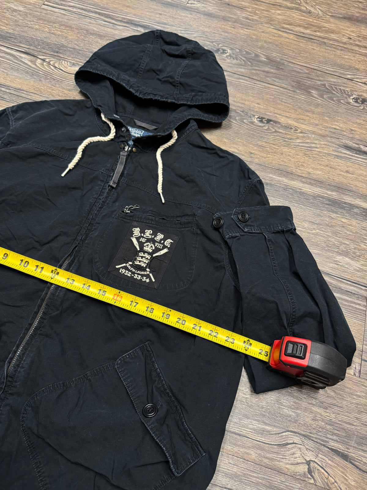 POLO RALPH LAUREN RLFC LIONS FULL ZIP CANVAS JACKET (L)