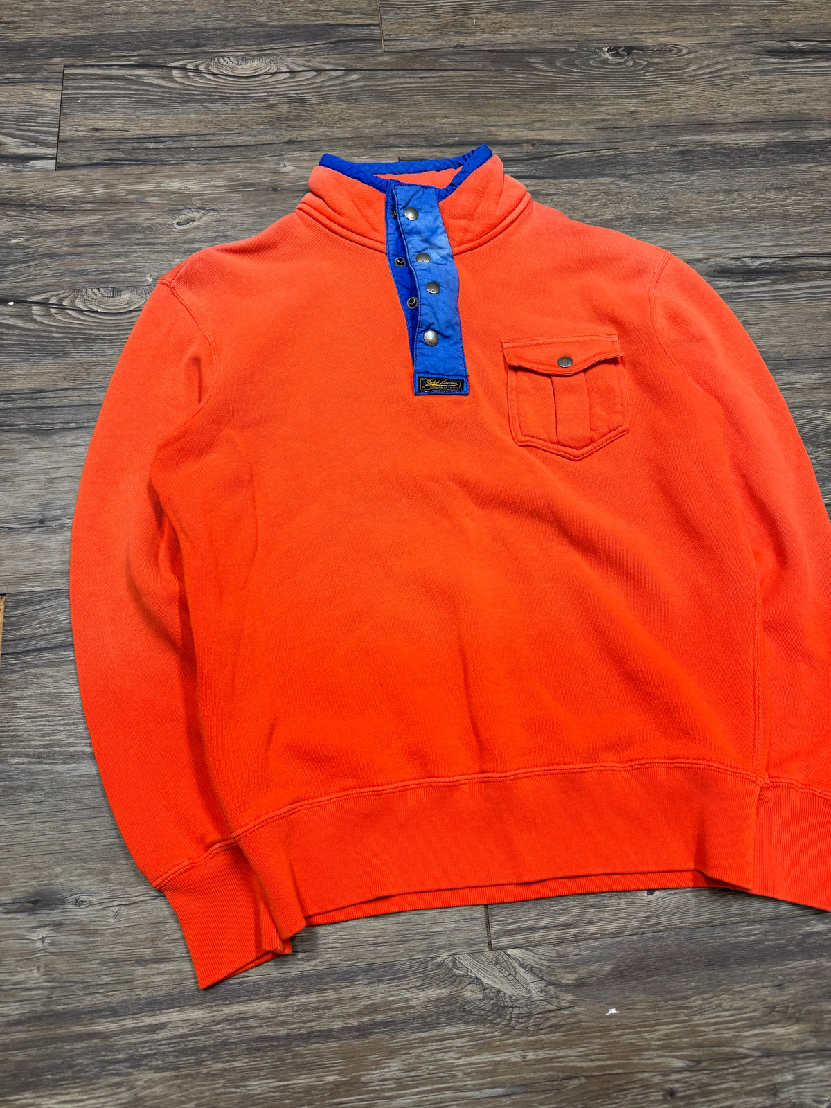 POLO RALPH LAUREN MOUNTAIN MOCK NECK PULLOVER (M)