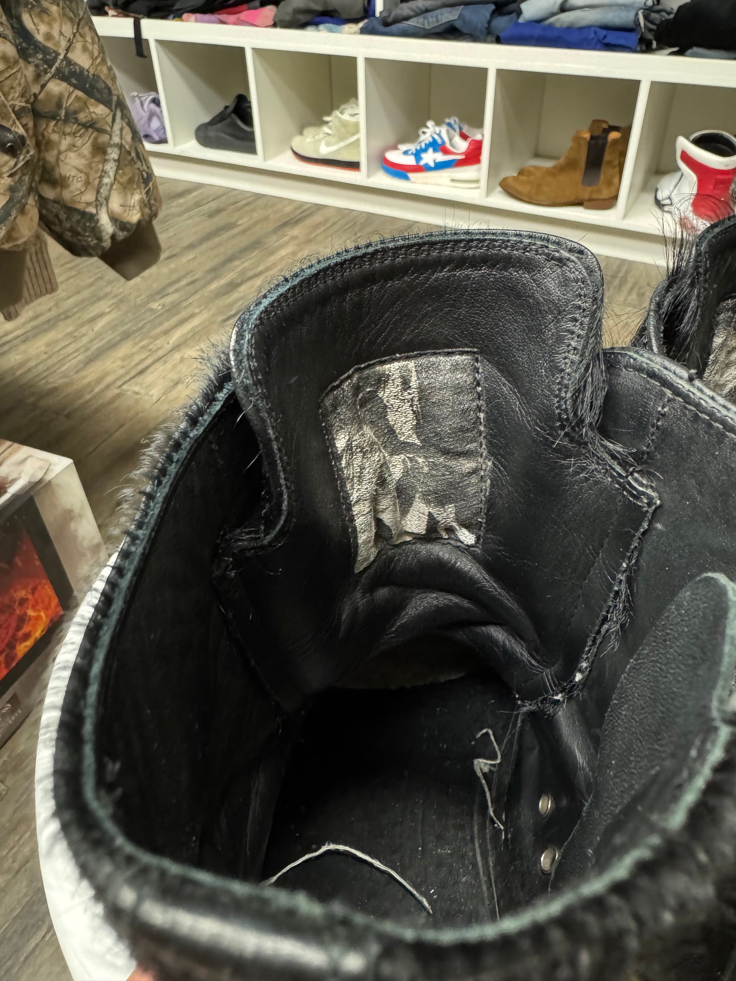 RICK OWENS PONY HAIR RAMONES (42)