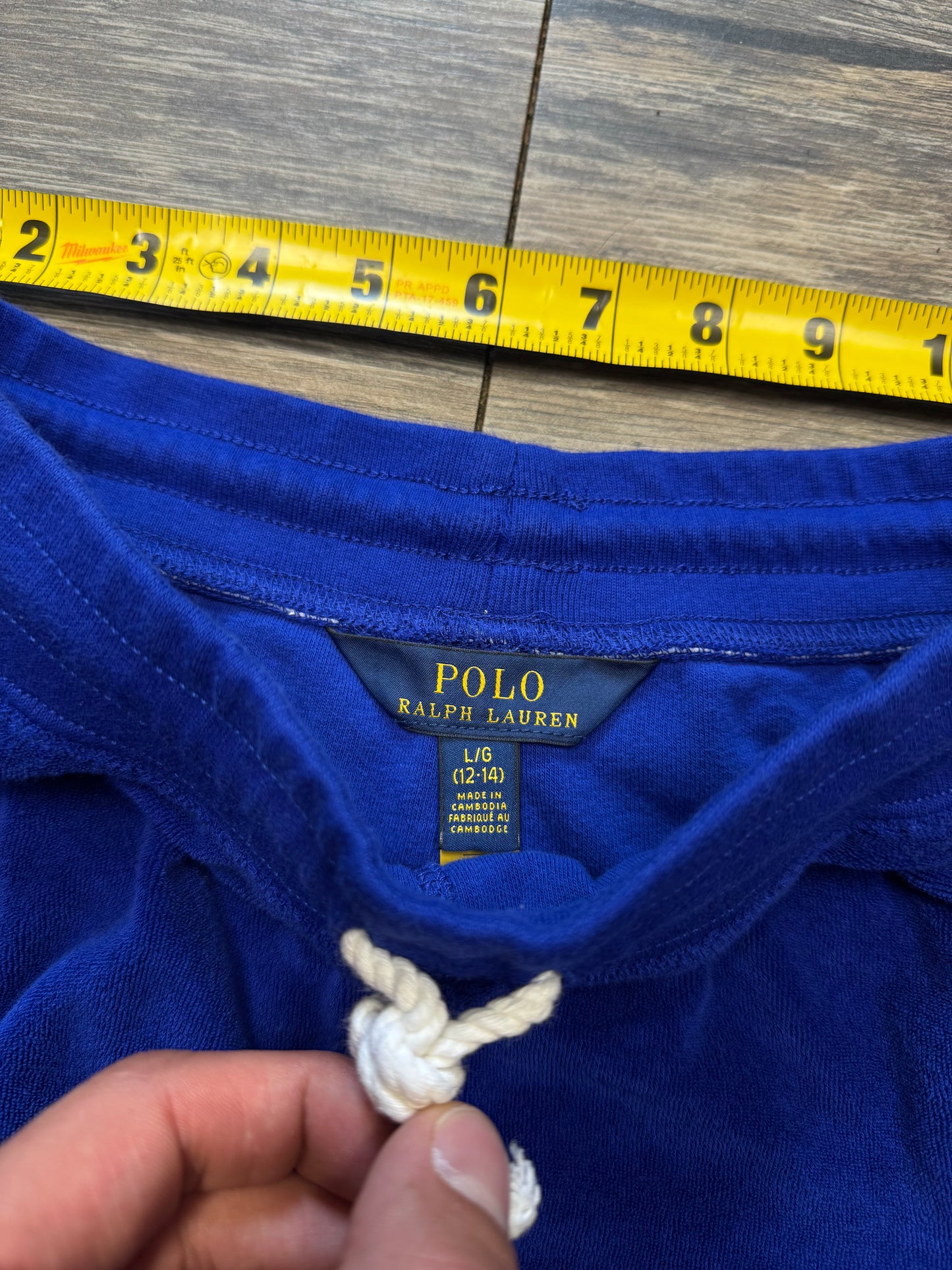 POLO RALPH LAUREN VELOUR SHORT SHORTS (26)