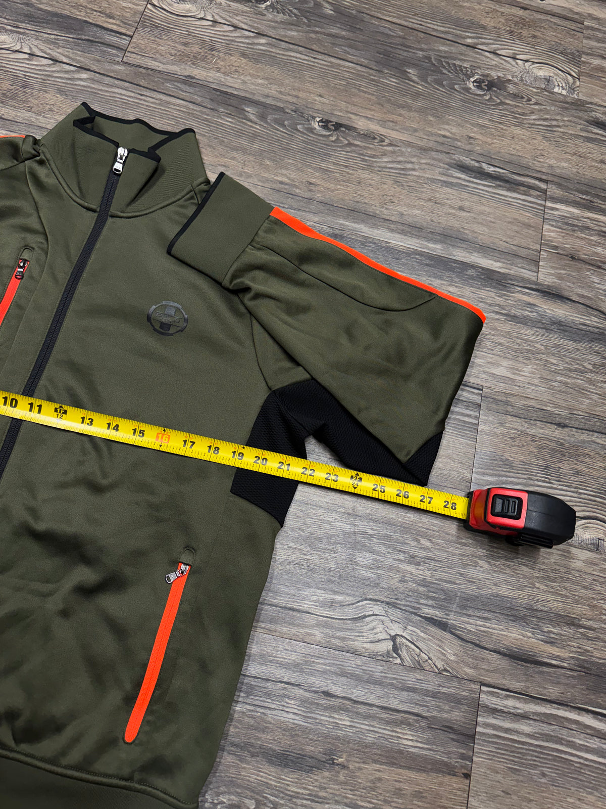 POLO RALPH LAUREN SPORT OLIVE TRACK JACKET (L)