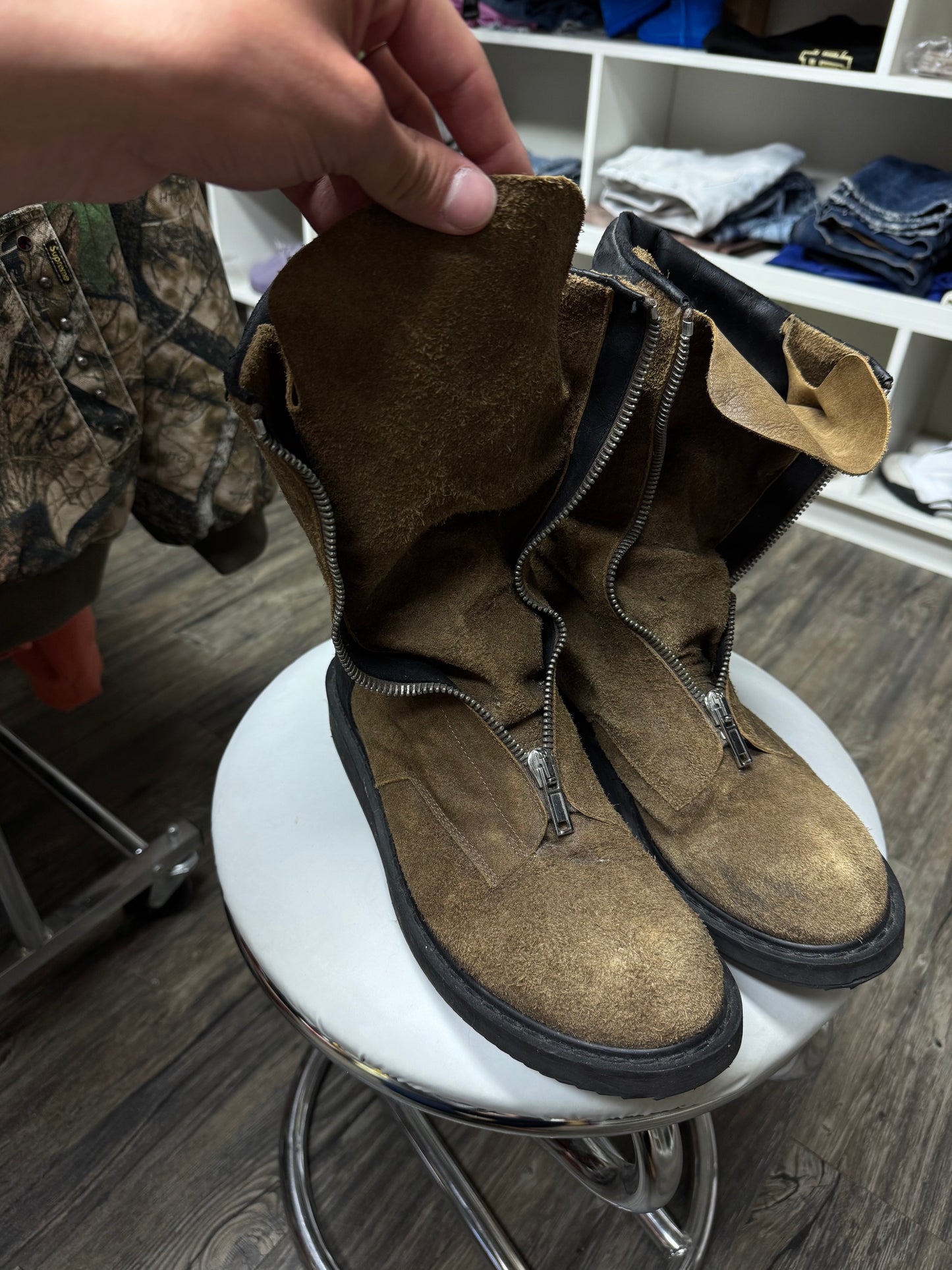 RICK OWEN FW11 LIMO ZIP BOOT (11)