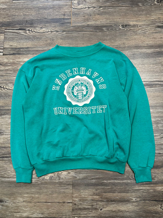90’s KOBENHAVNS UNIVERSITY CREWNECK (LARGE)