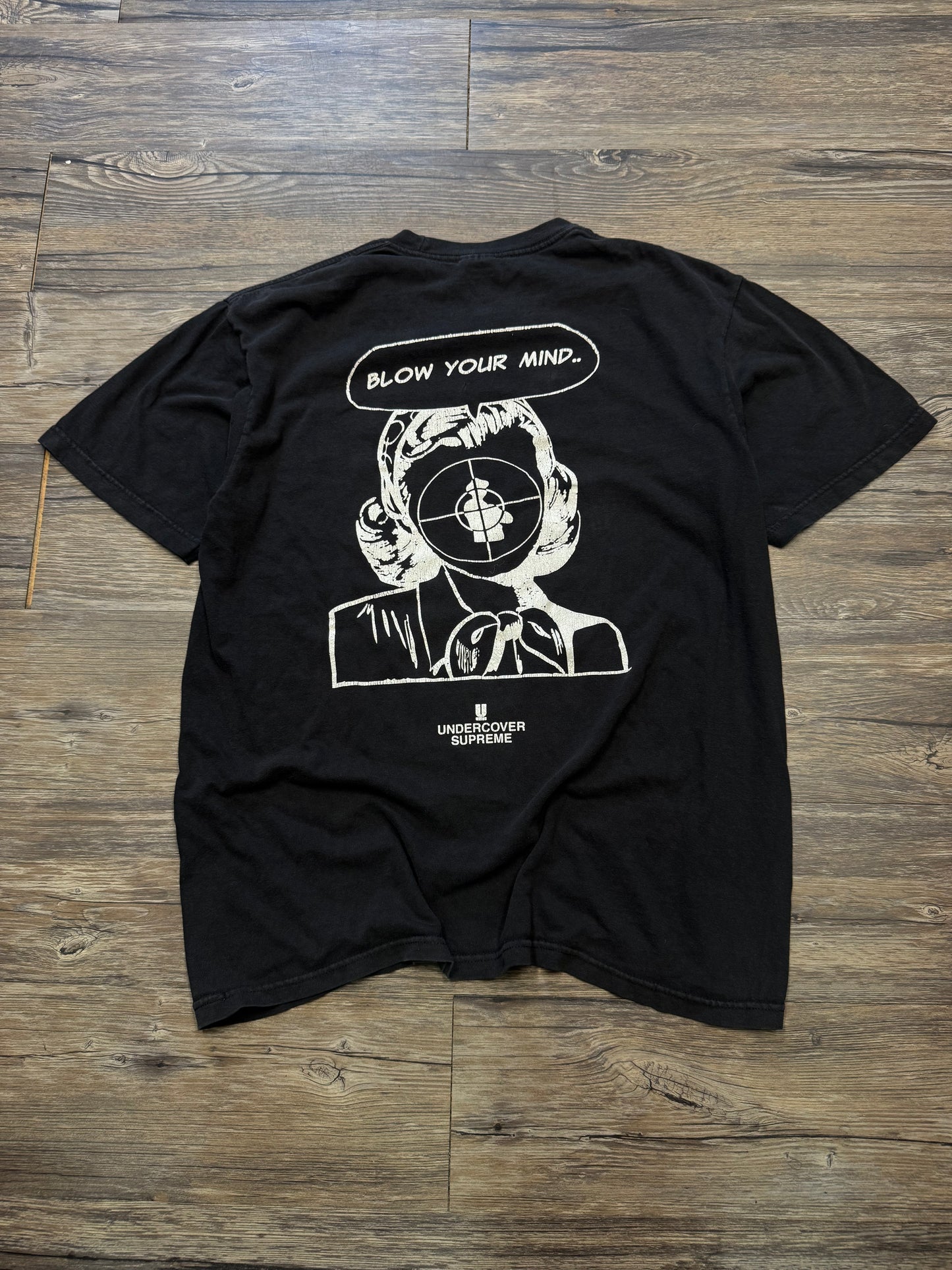 SUPREME X UNDERCOVER BLOW YOUR MIND BLACK TEE (M)