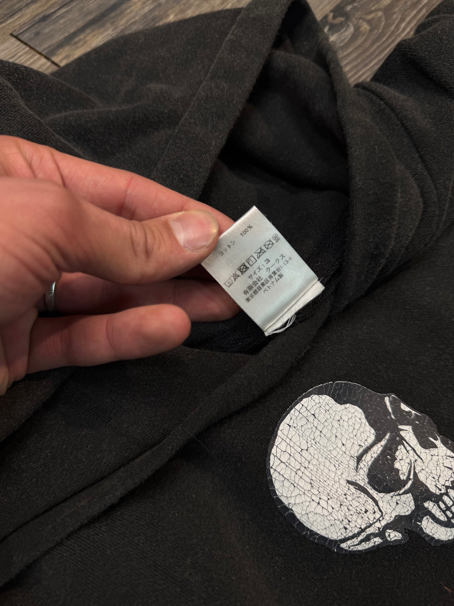 NUMBER (N)INE SKULL HOODIE (M)