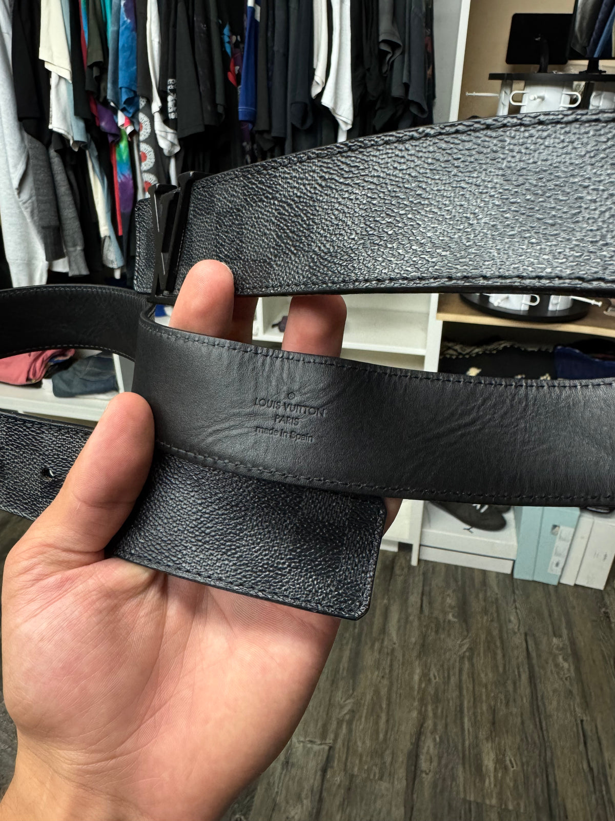 LOUIS VUTTION DAMIER CANVAS BELT (OS)