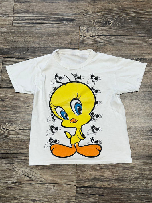 VINTAGE TWEETY BIRD GRAPHIC T-SHIRT (XS/SMALL)