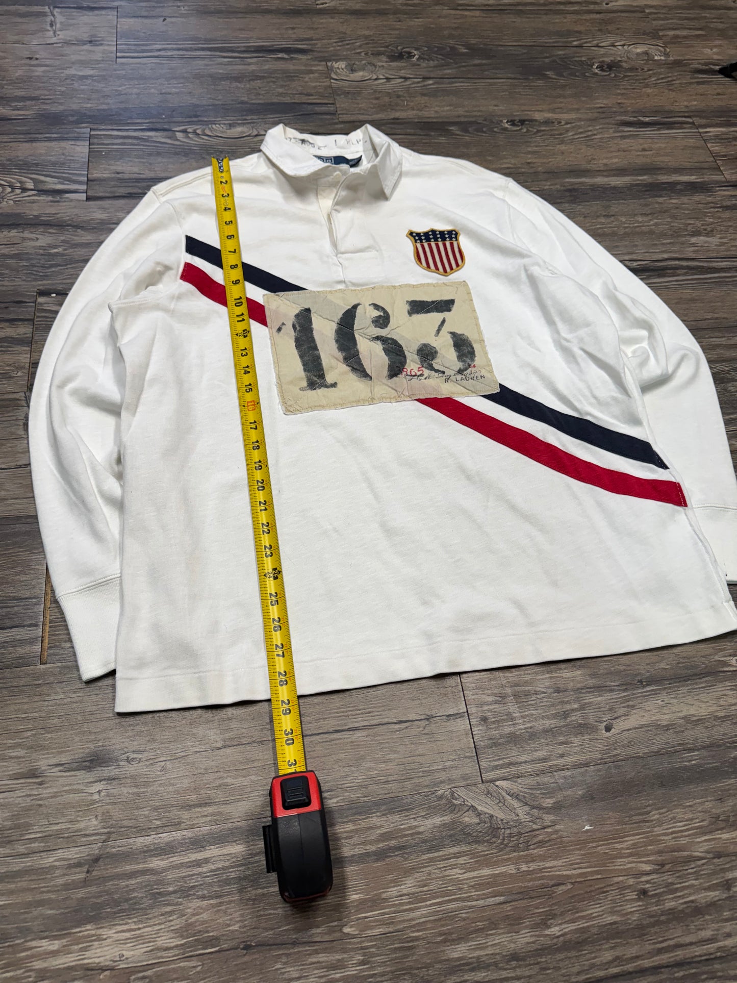 POLO RALPH LAUREN LS '163' POLO (XL)