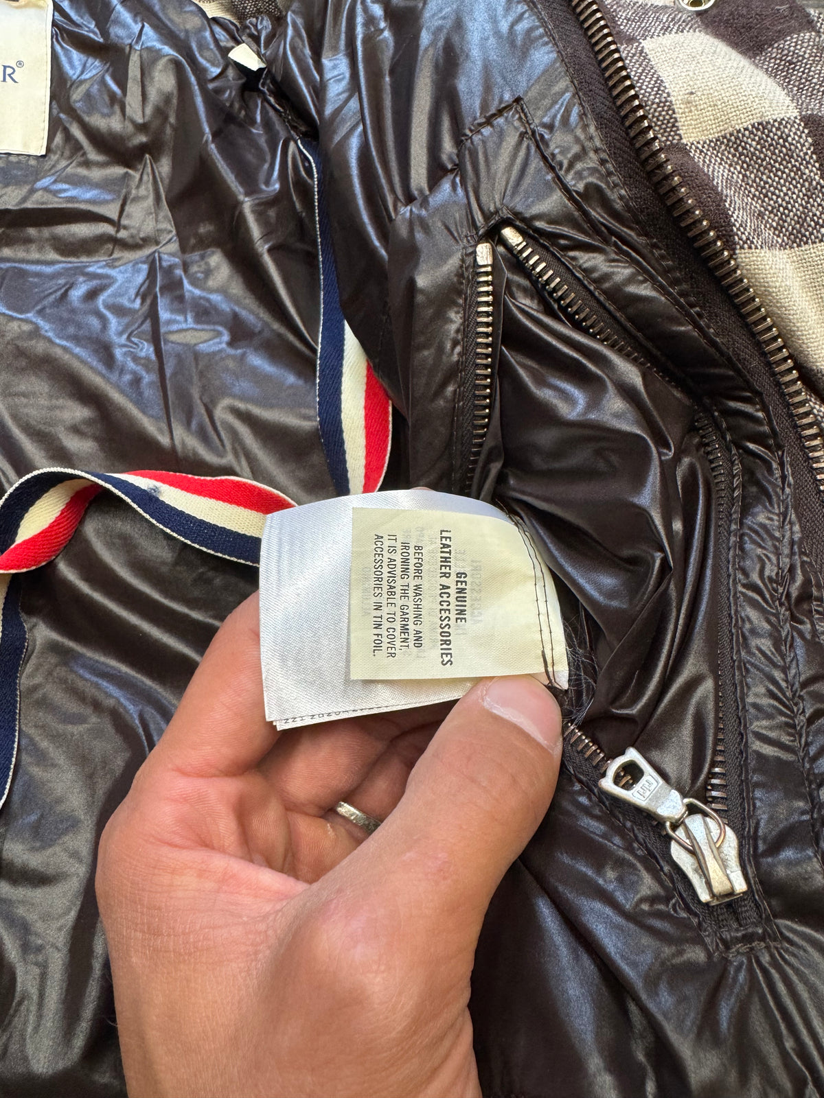 MONCLER X VISVIM BOROSIRI PLAID PUFFER JACKET (M)