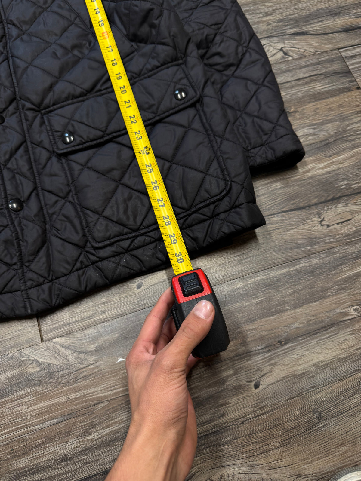 POLO RALPH LAUREN VTG DIAMOND QUILTED BARN COAT (M)