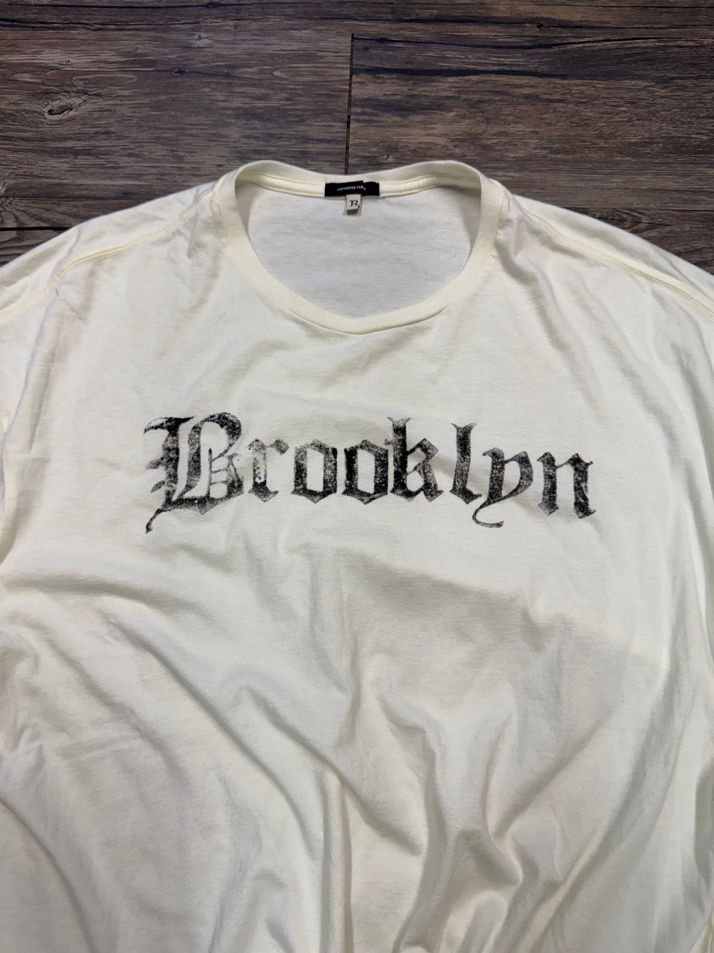 R13 BROOKLYN BOXY SEAMLESS T SHIRT (L)