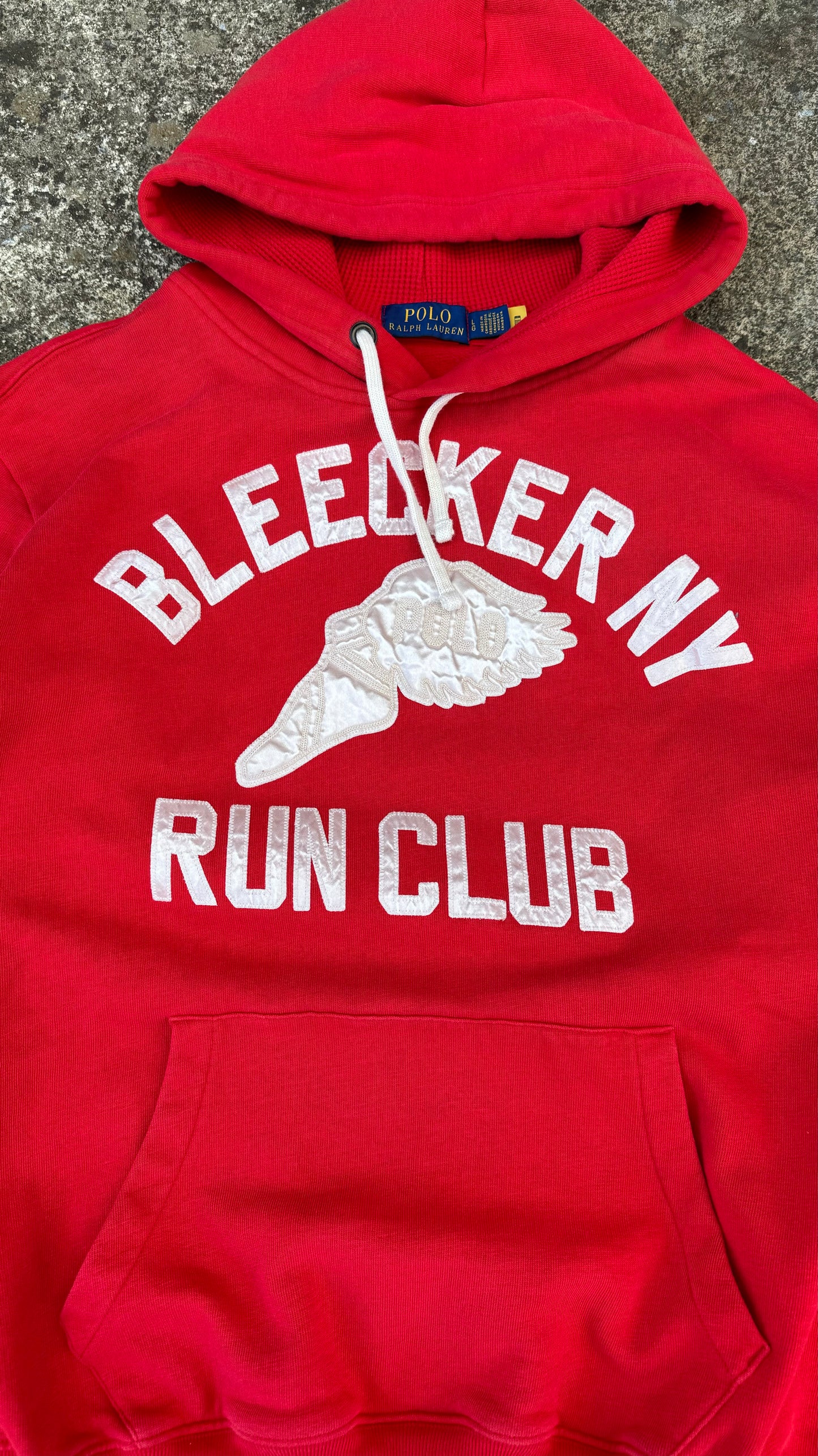 POLO RALPH LAUREN RUN CLUB HOODIE (M)