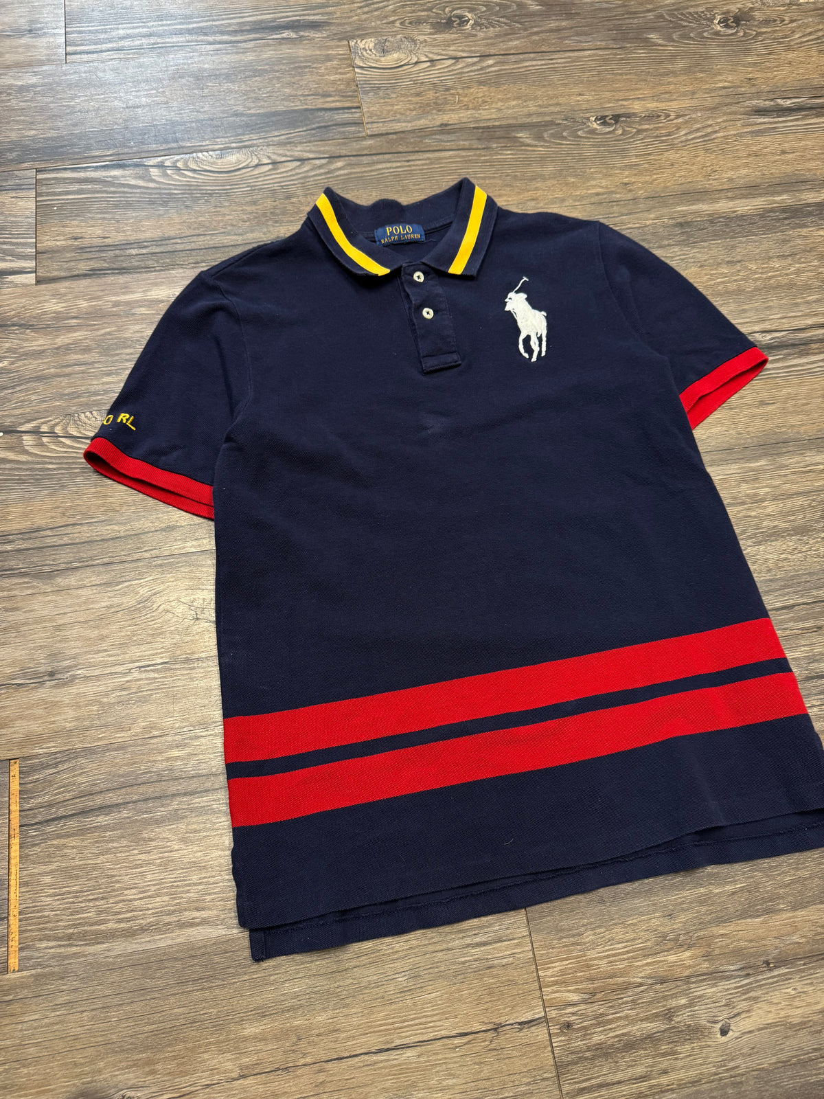 POLO RALPH LAUREN
DUAL STRIPE BIG PONY POLO (M)