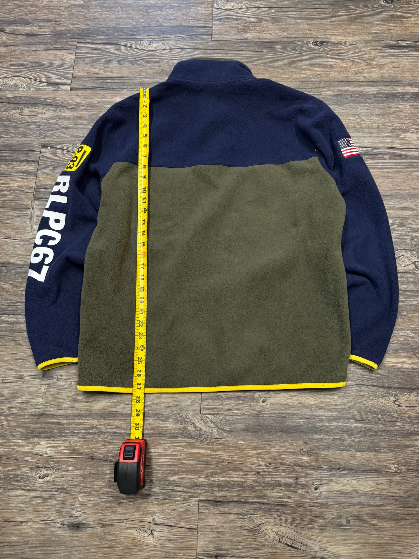 POLO RALPH LAUREN QUARTER SNAP FLEECE (L)
