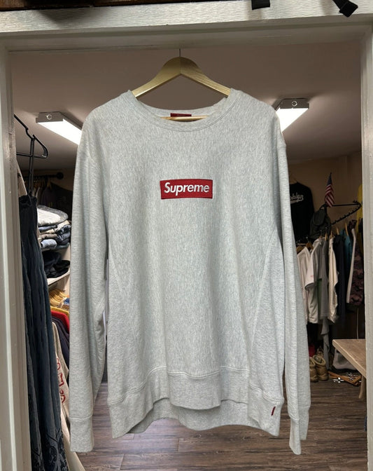 SUPREME GREY SUPREME BOGO CREWNECK