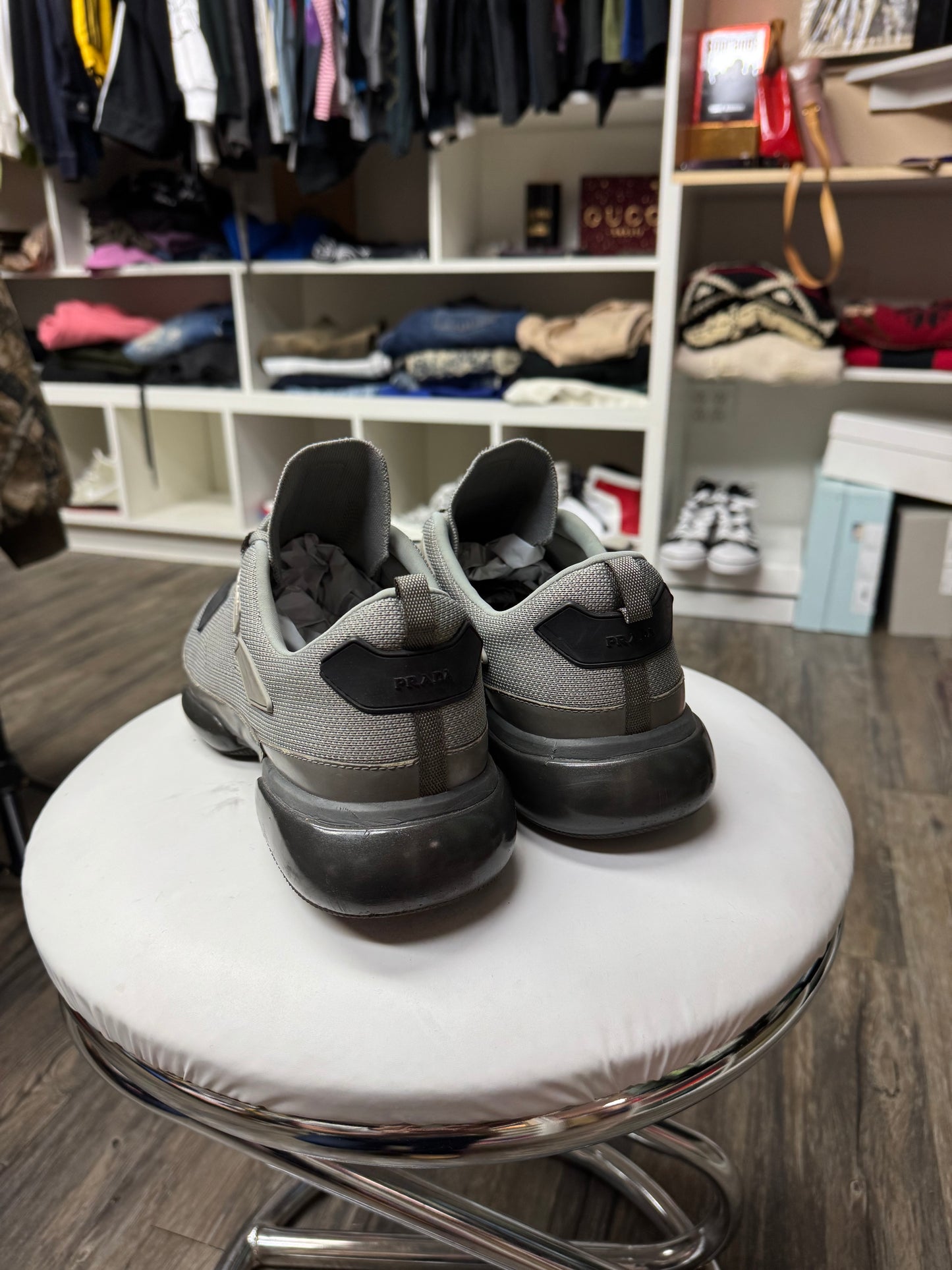 PRADA CLOUD BUST MESH SNEAKERS (10)
