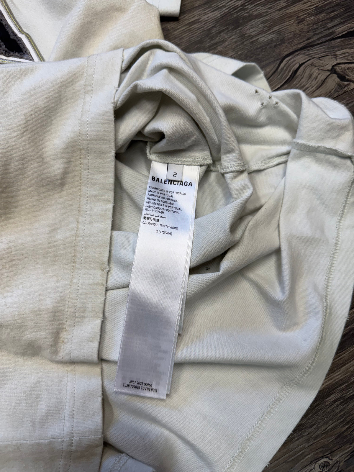 BALENCIAGA MISMATCH LOGO CREWNECK T-SHIRT (2)
