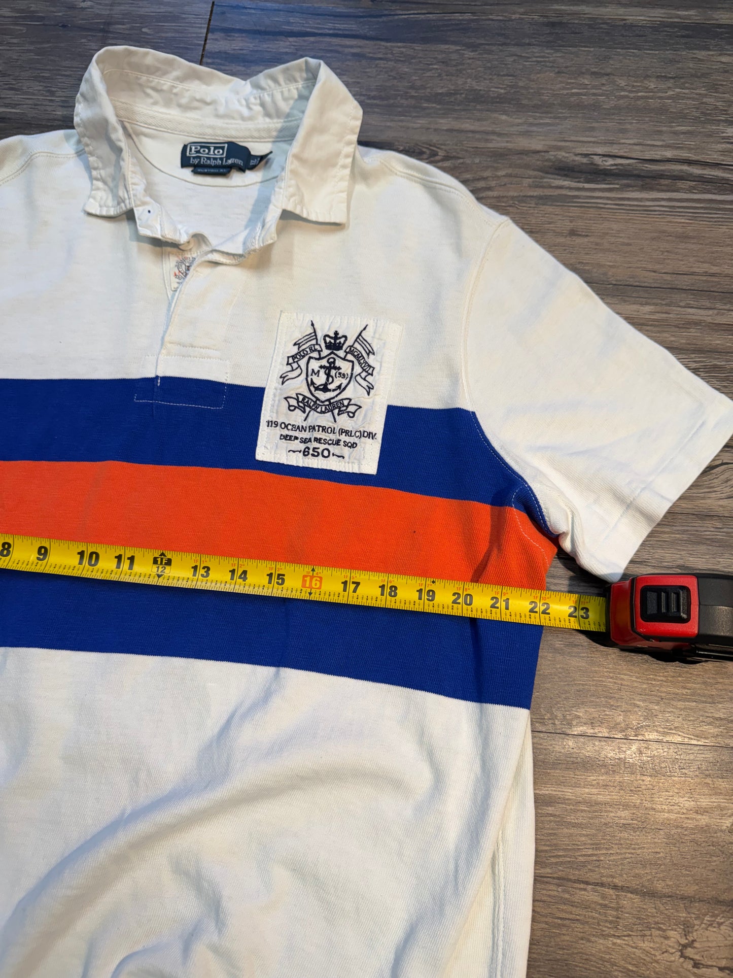 VINTAGE POLO RALPH LAUREN OCEAN PATROL POLO (XL)