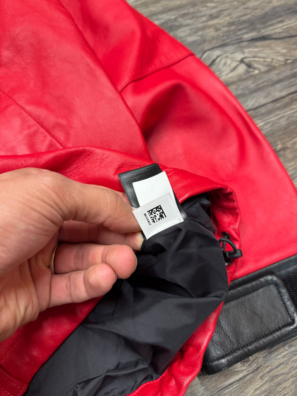 SUPREME X THE NORTH FACE LEATHER DOWN MOUNTAIN PARKA (M)