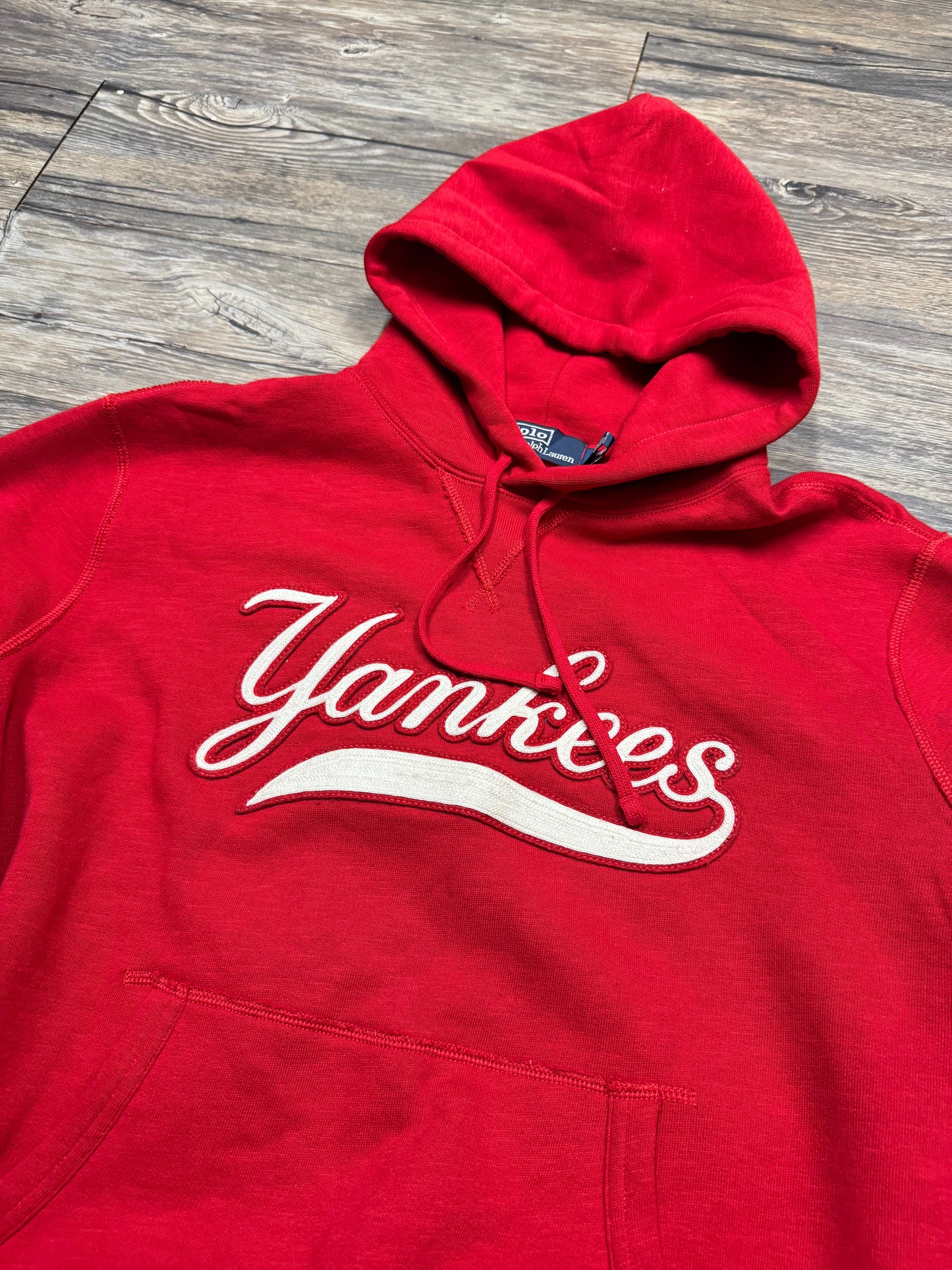 RALPH LAUREN YANKEE PULLOVER HOODIE (S)