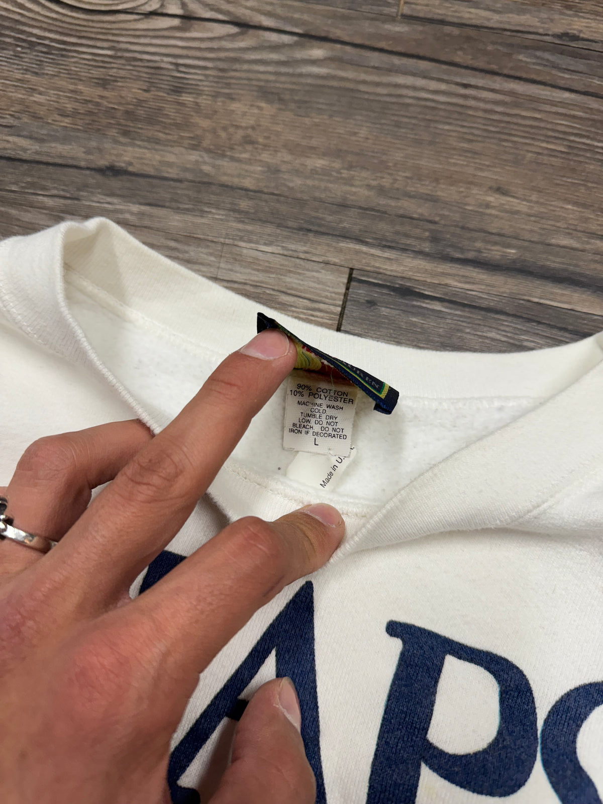 POLO RALPH LAUREN CHAPS BOOTS CREWNECK (L)