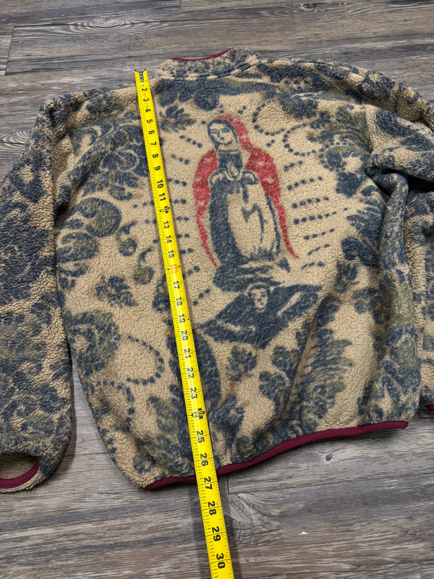 KAPITAL DEEP PILE DAMASK SNAP FLEECE (L)