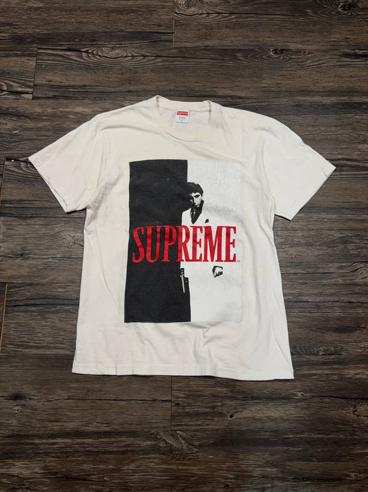 SUPREME SCARFACE RARE GRAPHIC T-SHIRT (SMALL)