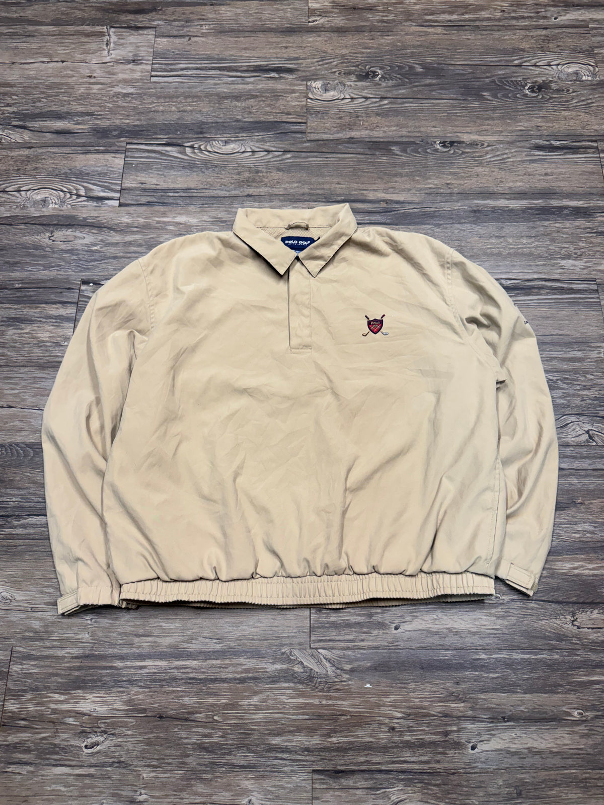 POLO RALPH LAUREN GOLF QUARTER ZIP HARRINGTON LIGHTWEIGHT JACKET (XL)