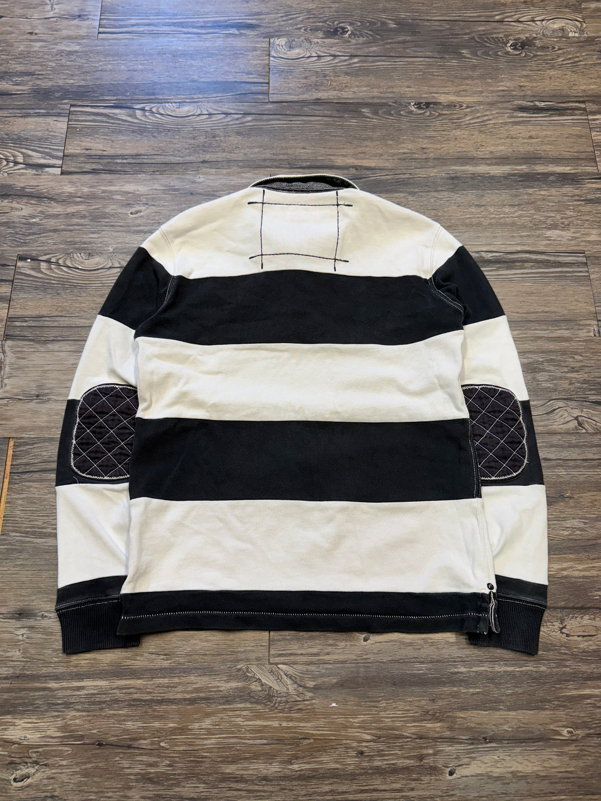POLO RALPH LAUREN JEANS CO NEW YORK STRIPED RUGBY POLO (S)