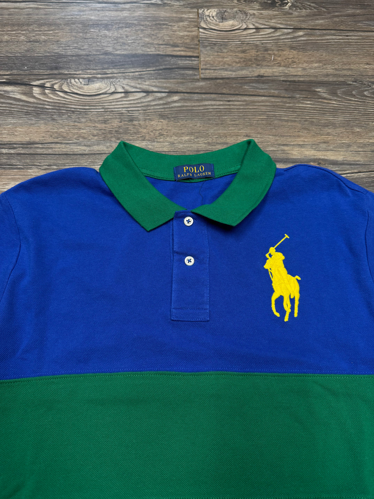 POLO RALPH LAUREN
BIG PONY CHEST STRIPE POLO (L)