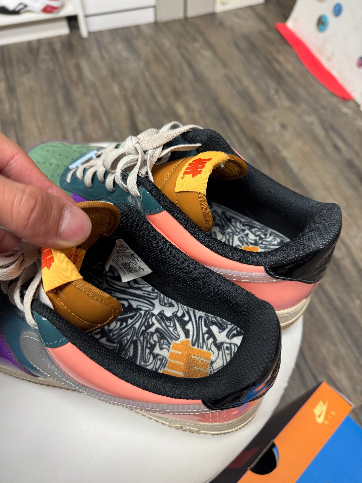 NIKE UNDEFEATED AIR FORCE 1S (10.5)