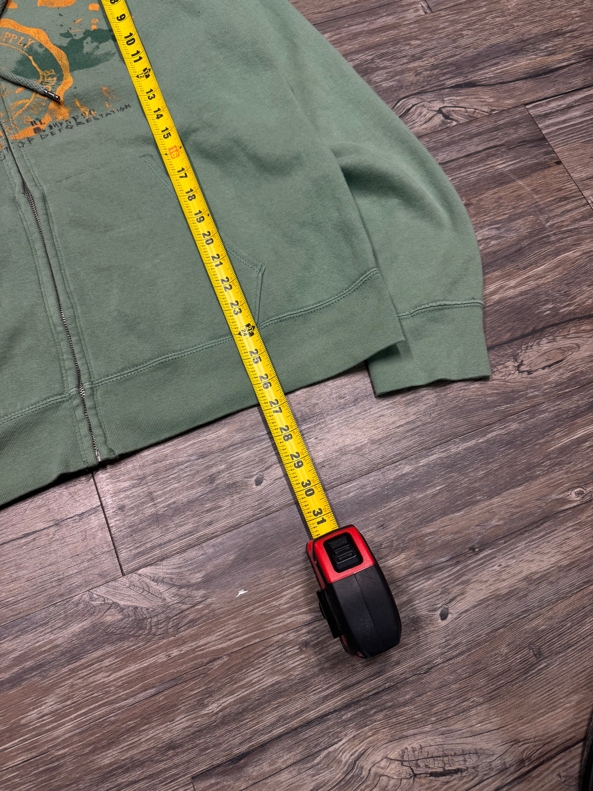POLO RALPH LAUREN DENIM & SUPPLY CENTER LOGO HOODIE (L)