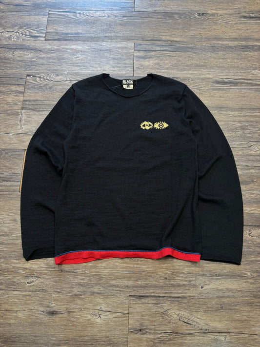 COMME DES GARÇONS EYE KNIT LONGSLEEVE SWEATER (L)