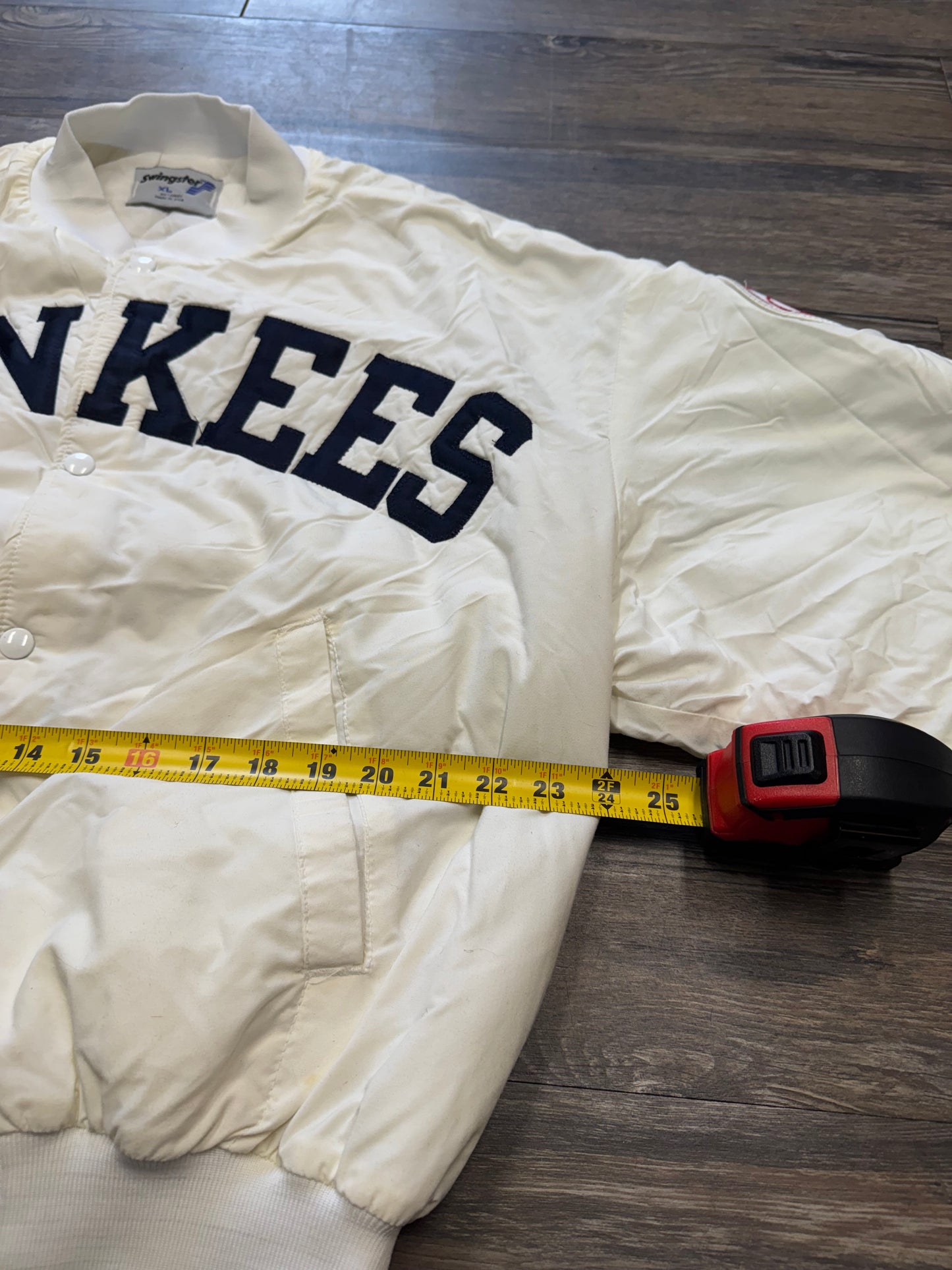 VINTAGE SWINGSTER YANKEES BOMBER JACKET (XL)