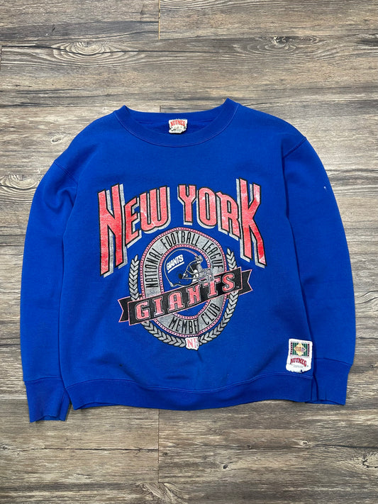 VINTAGE NEW YORK GIANTS LOGO CREWNECK (MEDIUM)