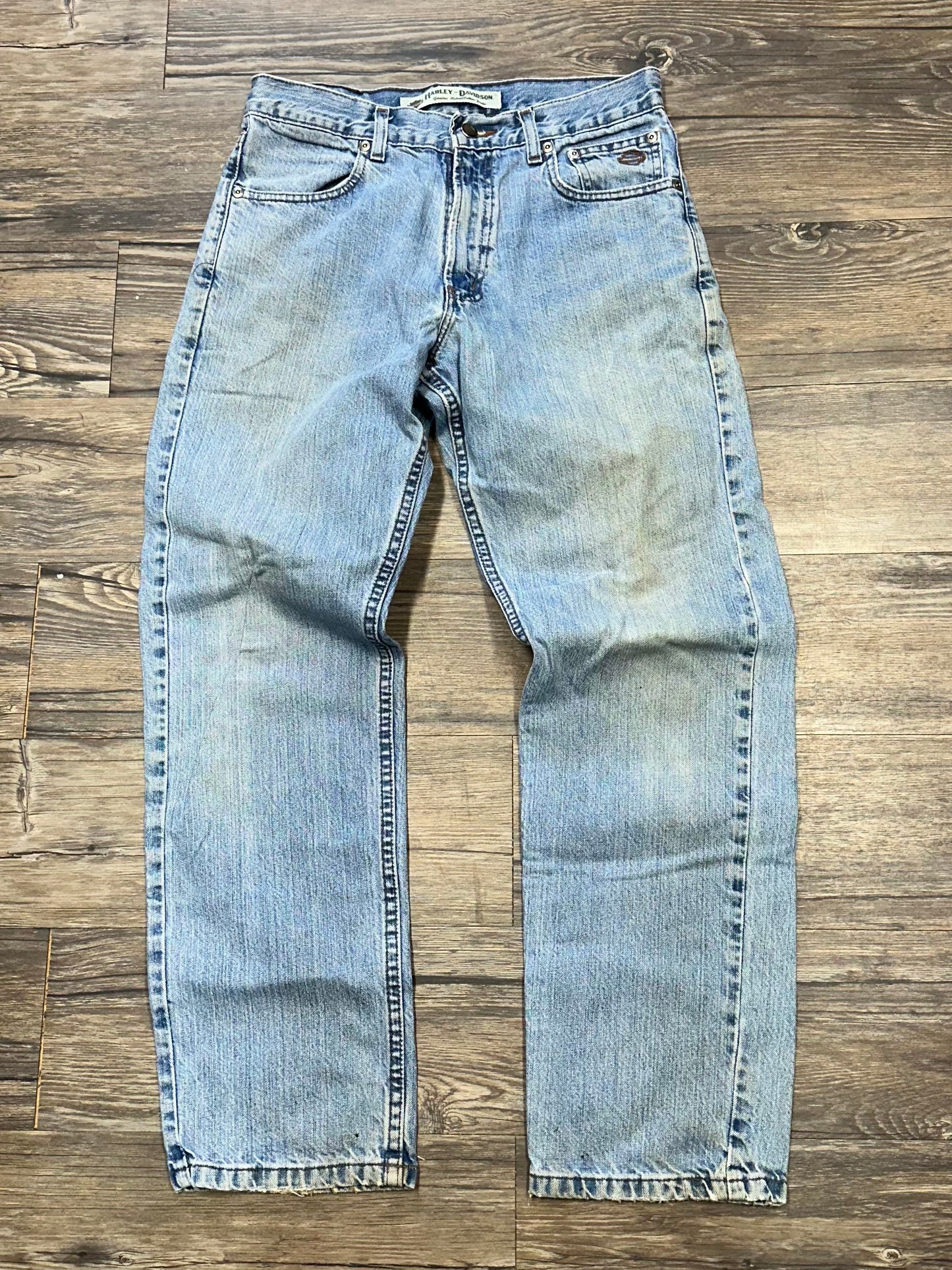 90’s HARLEY DAVIDSON DISTRESSED DENIM (32)