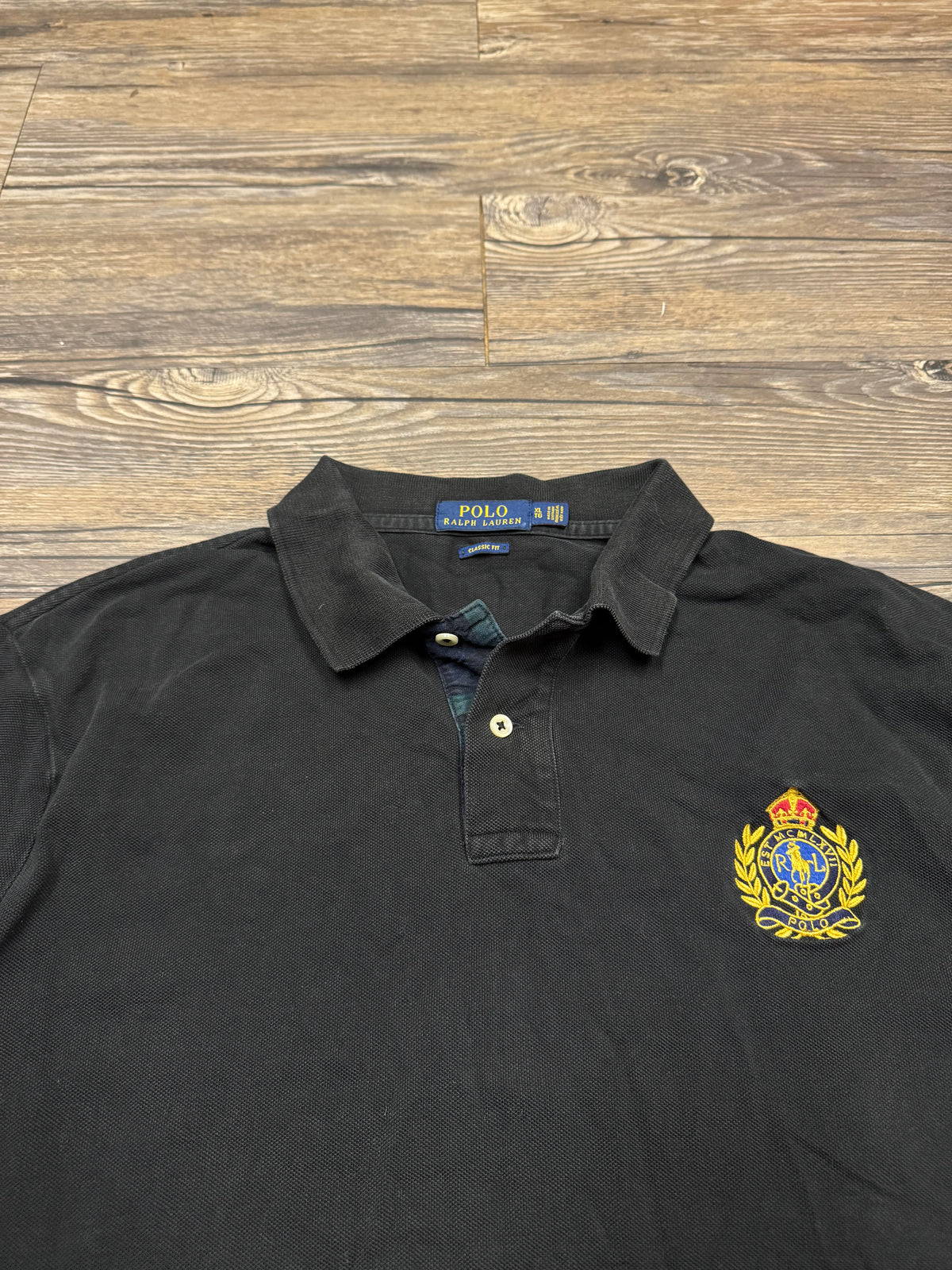 POLO RALPH LAUREN CREST LONG SLEEVE RUGBY (XL)