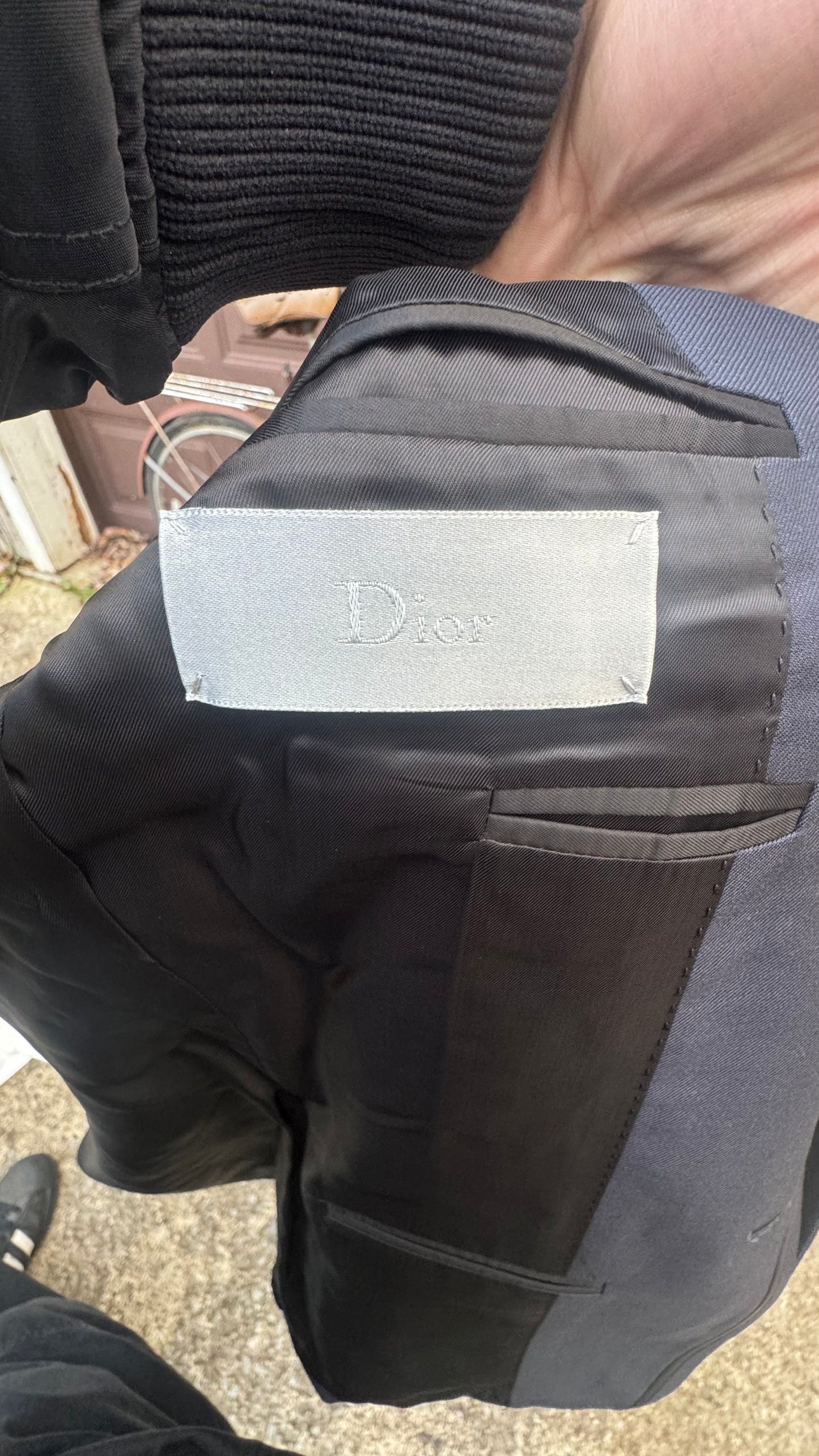 DIOR HOMME NAVY BLAZER (M)