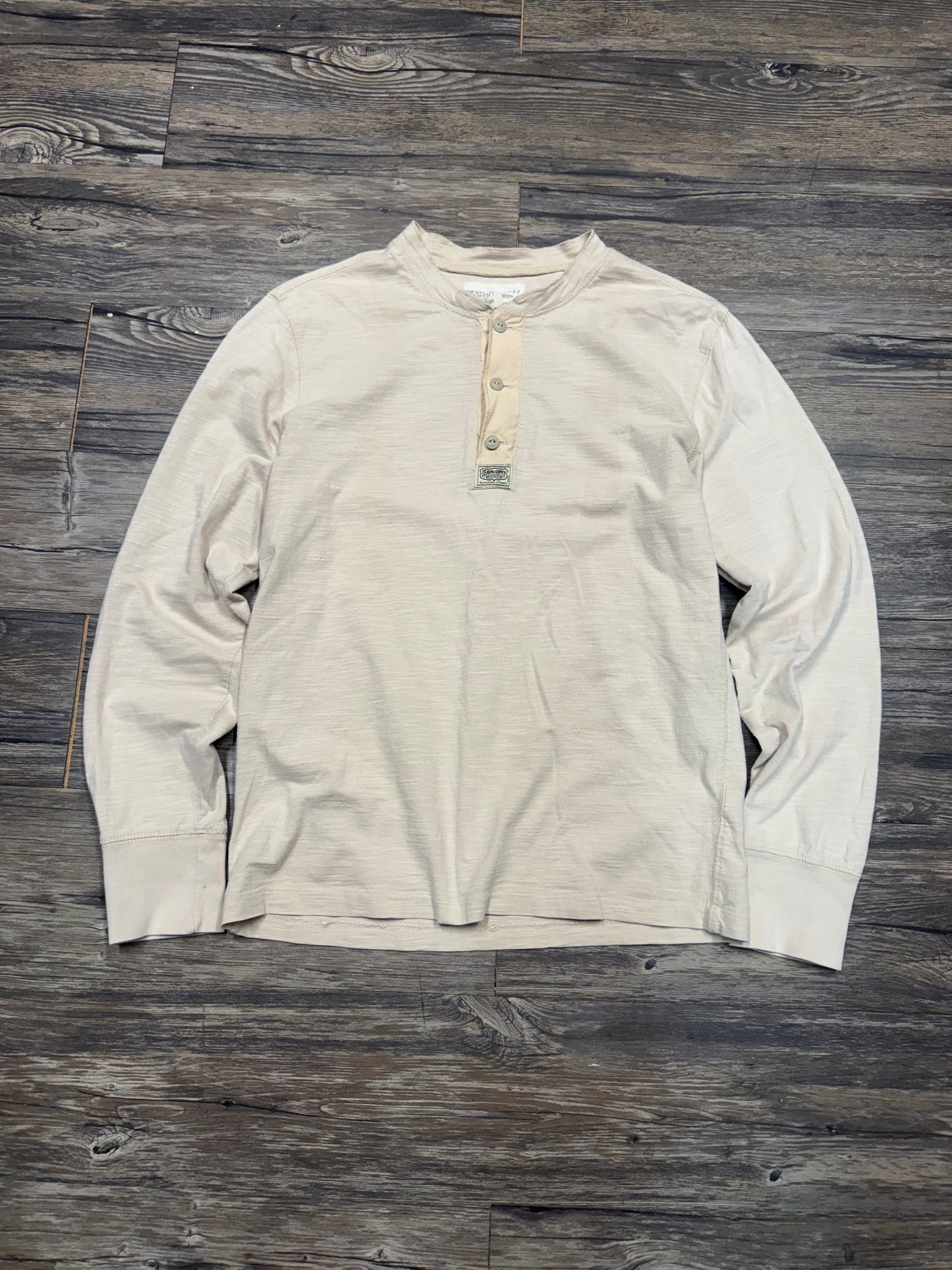 DENIM & SUPPLY RALPH LAUREN SLUB COTTON HENLEY (S)