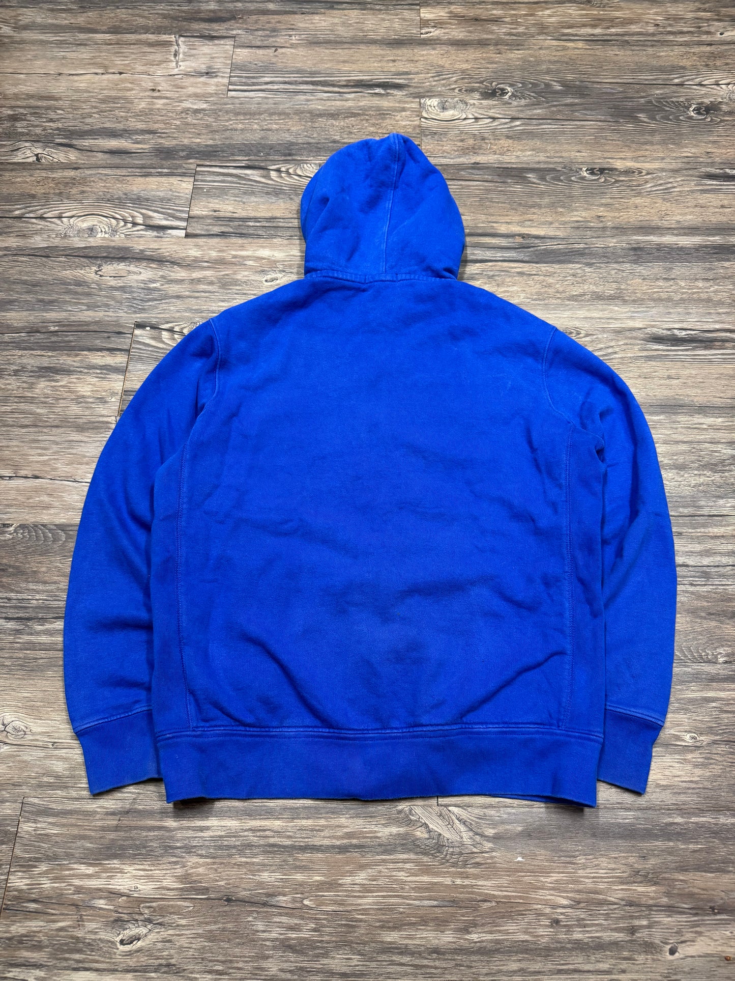 POLO RALPH LAUREN ‘ROYAL BLUE’ ZIP UP HOODED SWEATSHIRT (M)