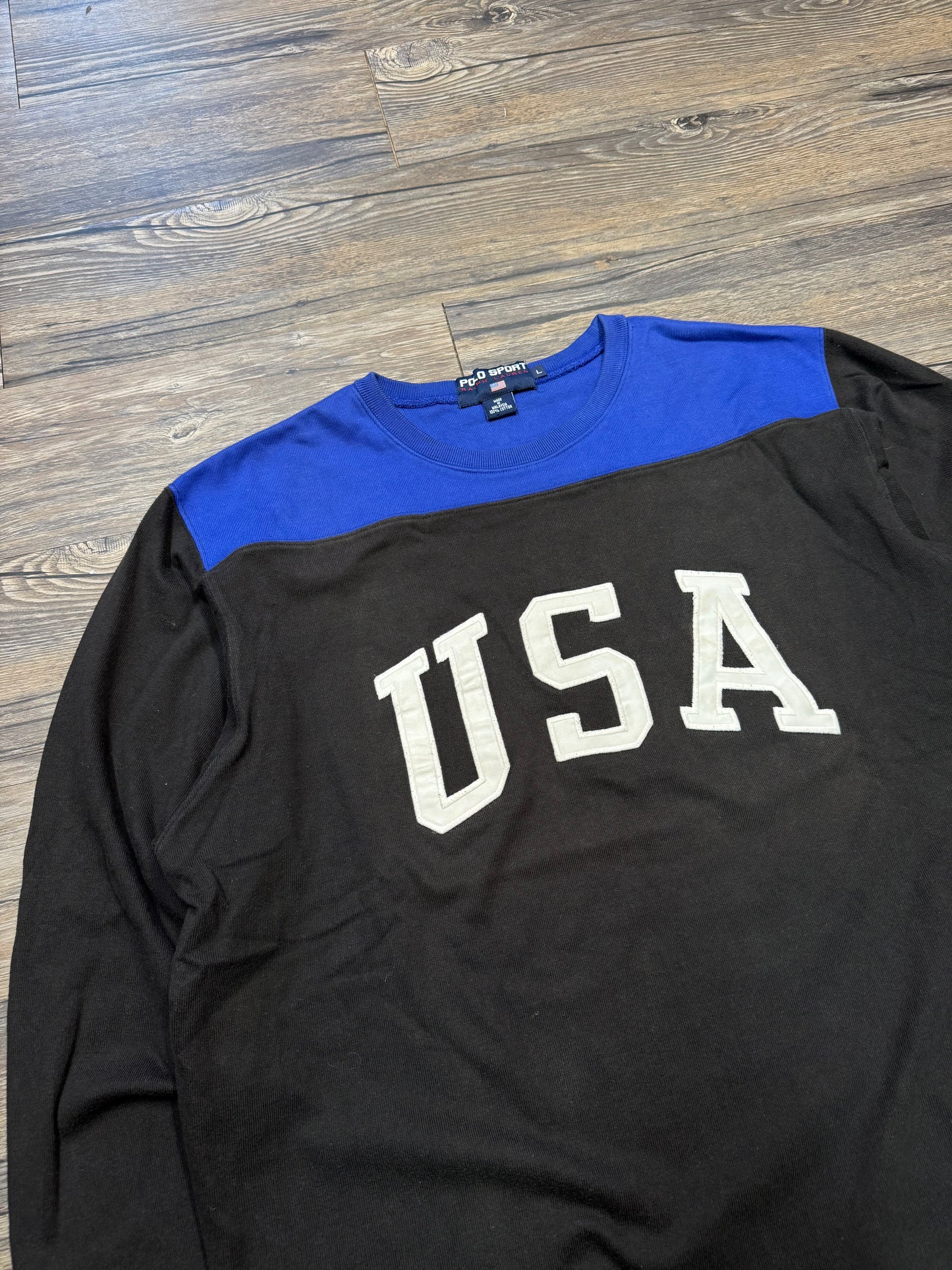RALPH LAUREN POLO SPORT USA HOCKEY JERSEY (L)