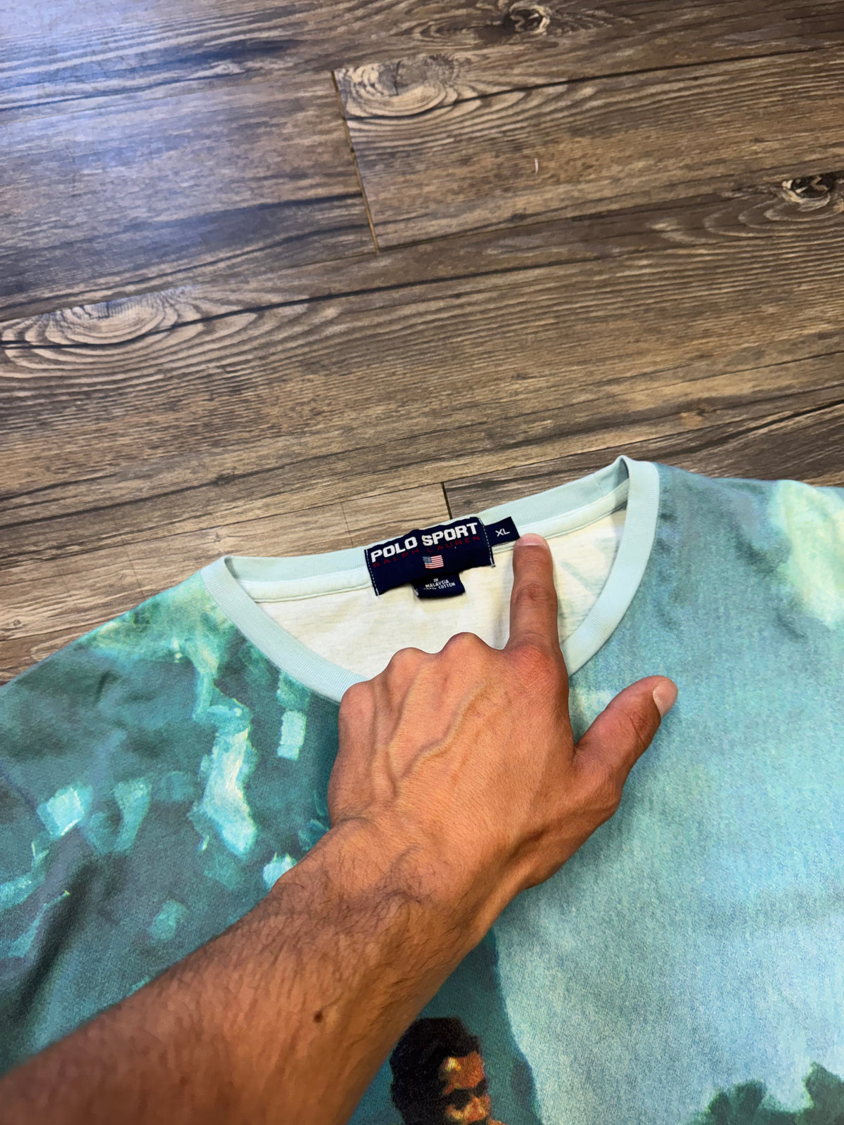 POLO RALPH LAUREN SPORT 1992 SURFING T-SHIRT (XL)