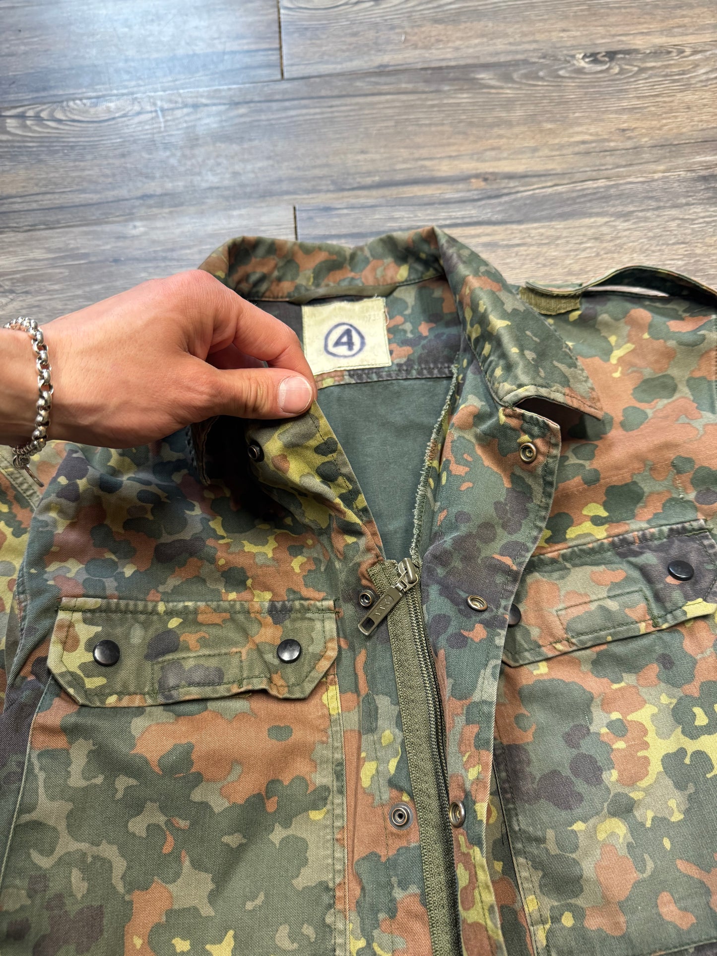 GERMANY MILITARY BOXY FIT FIELD JACKET (L)