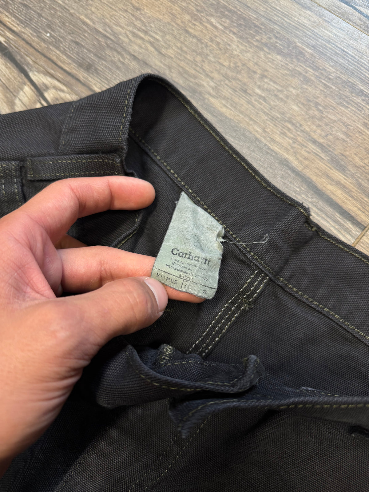 CARHARTT Y2K BAGGY FADED CARPENTER PANTS (30x32)