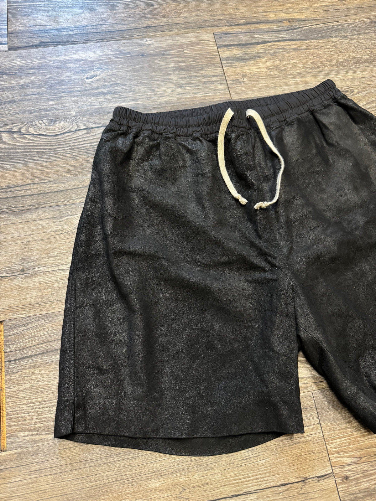 RICK OWENS CALFSKIN SS16 MASTODON BOXER SHORTS (40)