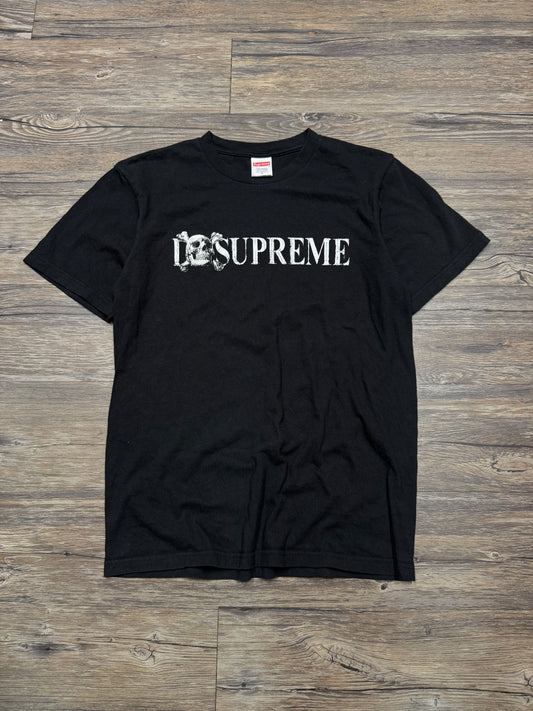 SUPREME FW25 BLACK SKULL TEE (S)