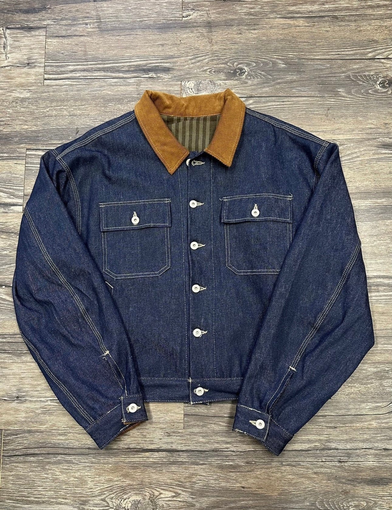 YEEZY S6 DENIM JACKET (SMALL)