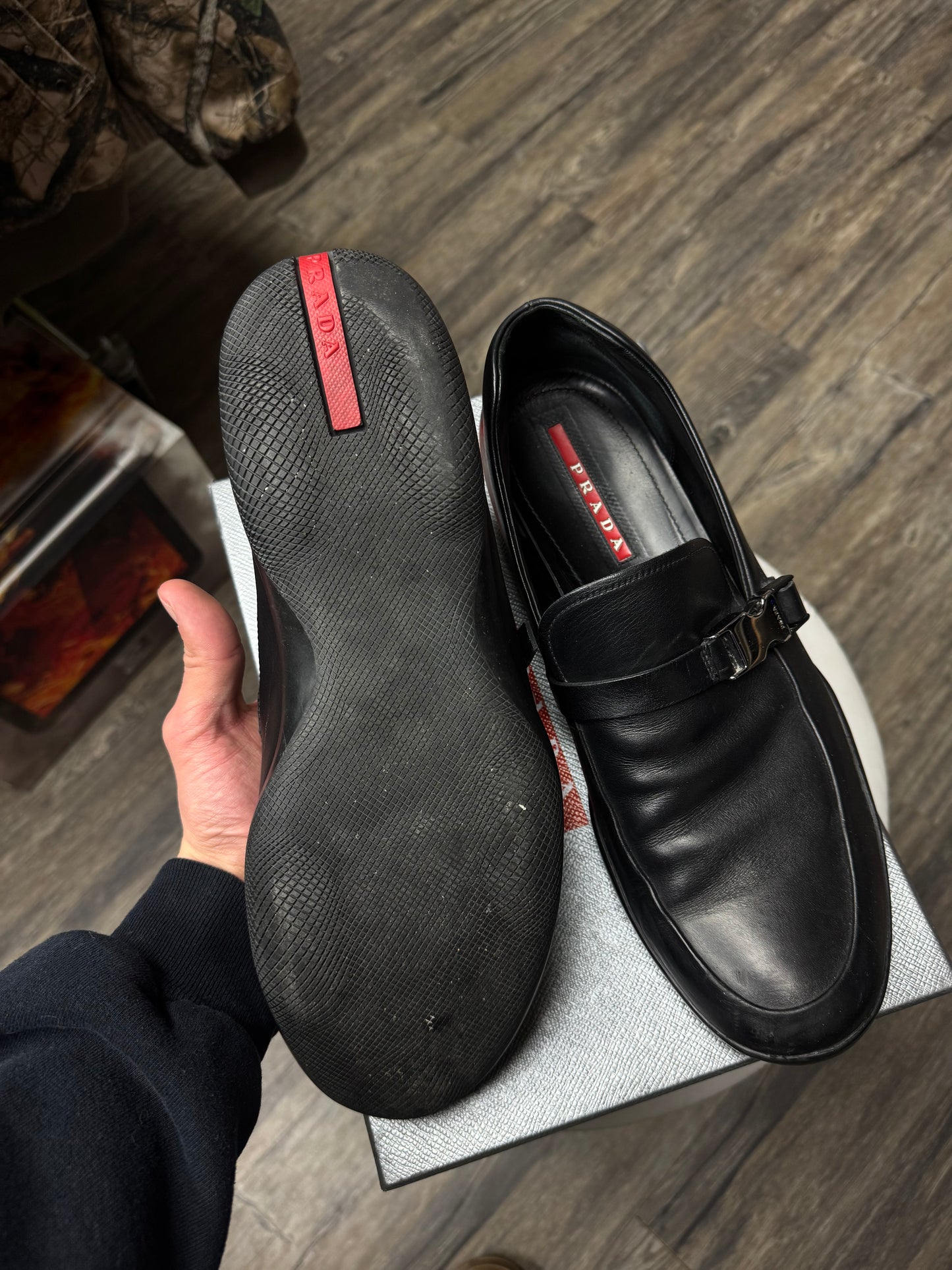 PRADA BUCKLE LOAFERS (12)